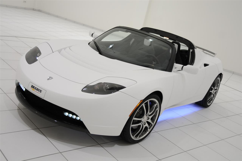 Illustration for article titled BRABUS Creates First Tuner Tesla Roadster, Mates Star Trek Sound Effects To Electric Car